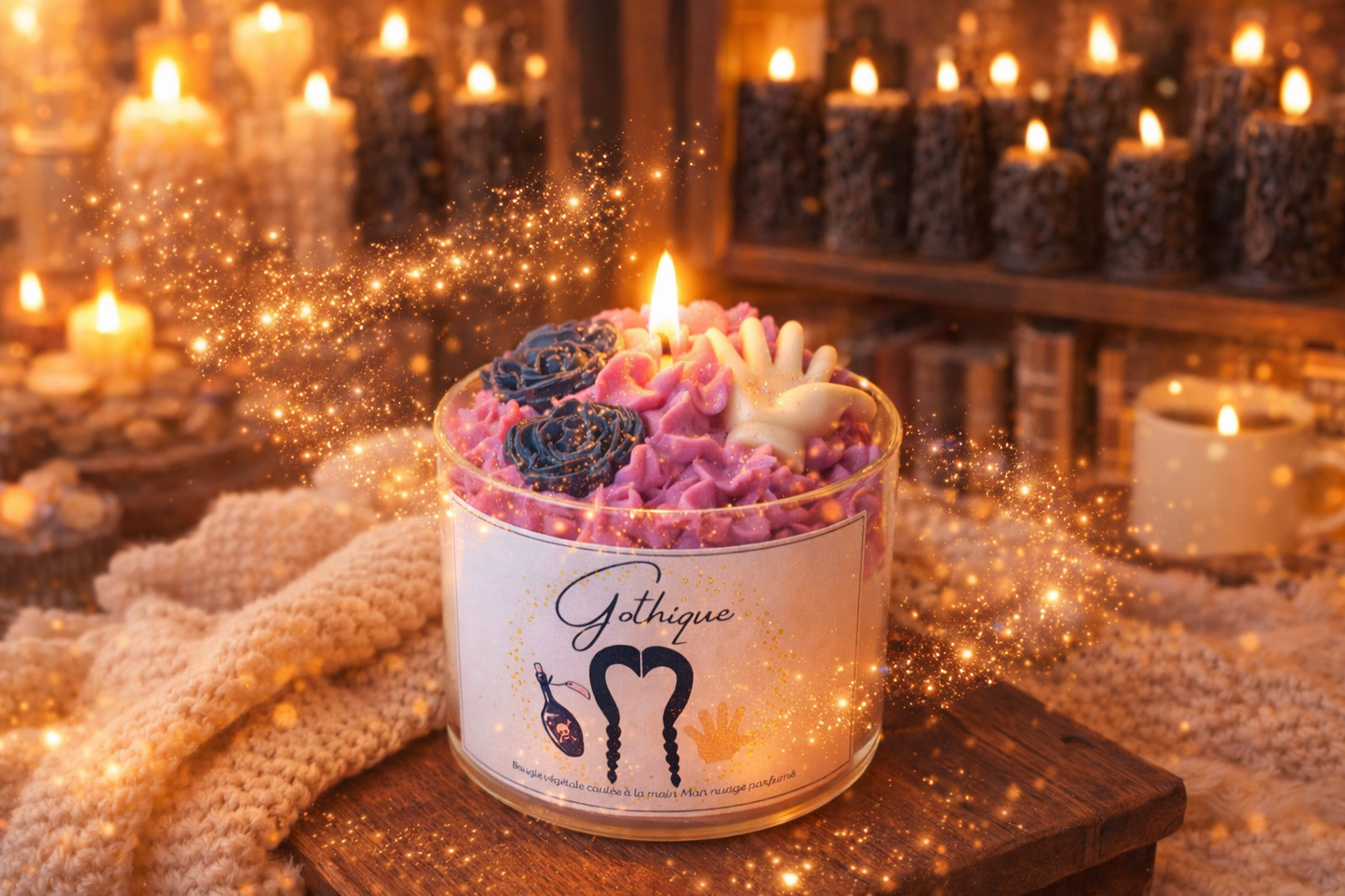 🕯️ Bougie gourmande - Gothique