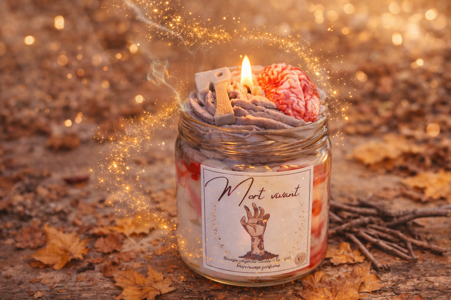 🕯️ Bougie gourmande - Mort vivant