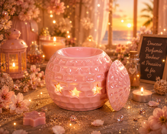 🌸 Brûleur  – Lune rose