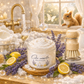 Cake vaisselle "Citron et Lavande" + brosse naturelle