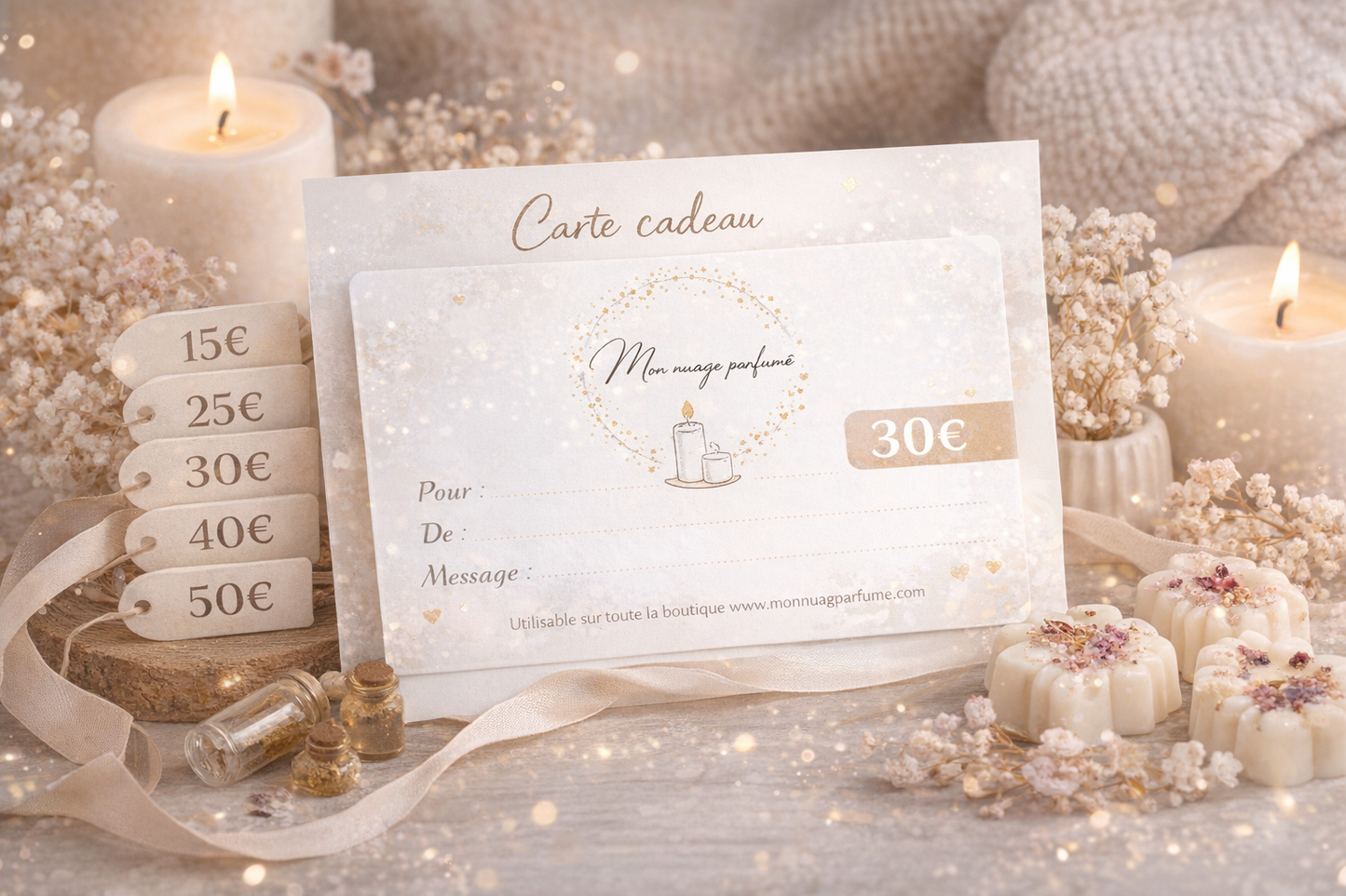 Carte cadeau – Offrir une parenthèse parfumée ✨
