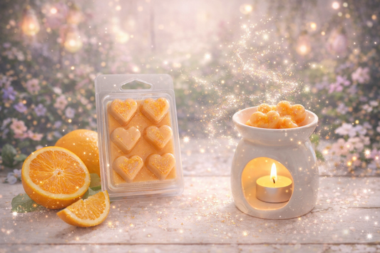 🍊 Fondant clamshell – Orange