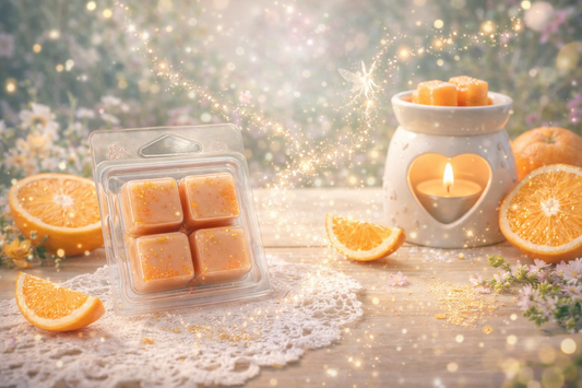 🍊 Fondant clamshell – Orange