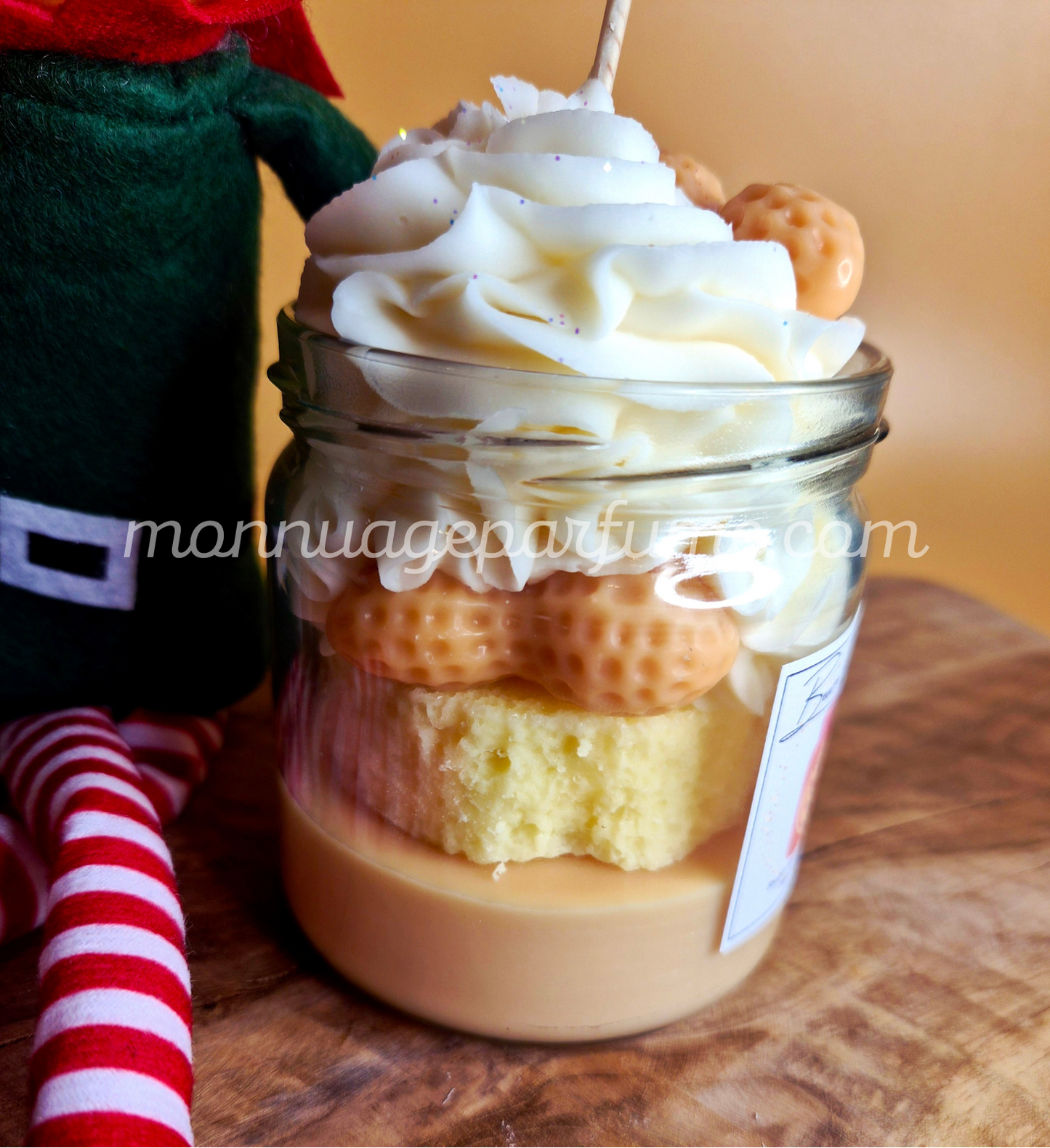 Bougie gourmande "Beurre de cacahuète"