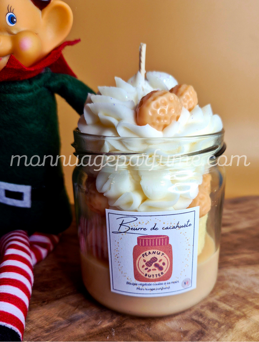 Bougie gourmande "Beurre de cacahuète"