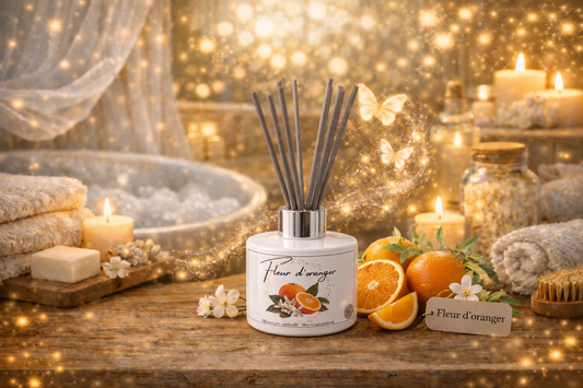 Diffuseur par capillarité - Fleur d'oranger