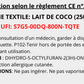 Brume textile - Lait de coco
