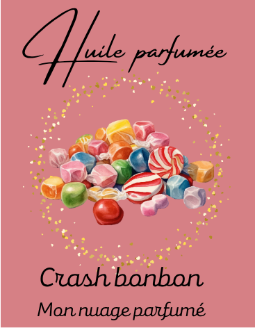 Huile parfumée "Crash bonbon"