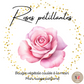 Fondant individuel "ROSE PETILLANTE"