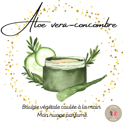 ALOE VERA-CONCOMBRE (gamme fleurie-exotique)