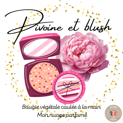 Fondant individuel "Pivoine et blush"