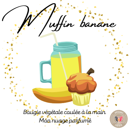 Fondant individuel "MUFFIN BANANE"