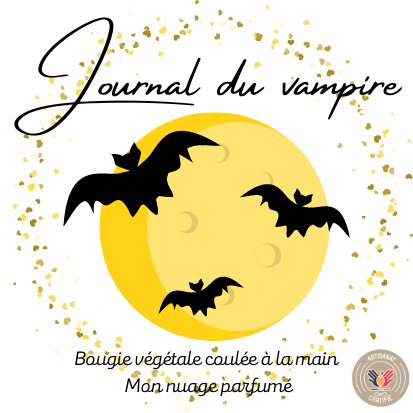 Fondant individuel "Journal du vampire"