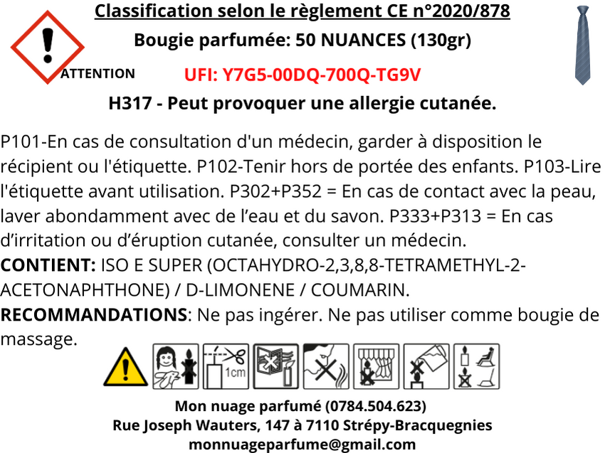 50 NUANCES (gamme cinéma)