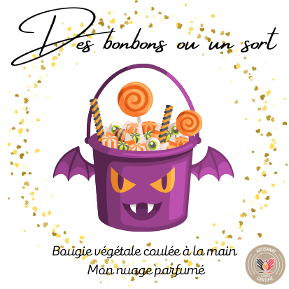 Fondant individuel "DES BONBONS OU UN SORT"