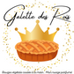 Fondant individuel "GALETTE DES ROIS"