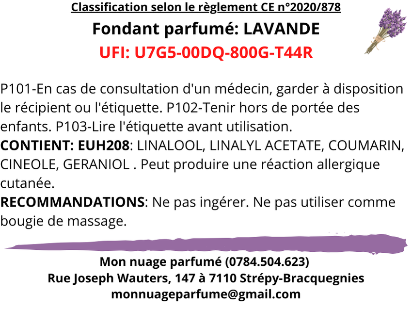 Fondant individuel "LAVANDE"