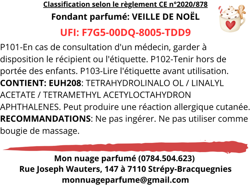 Fondant individuel "Veille de Noël"