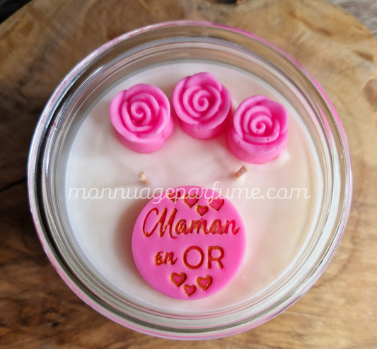 Bougie "Fêtes des Mamans"