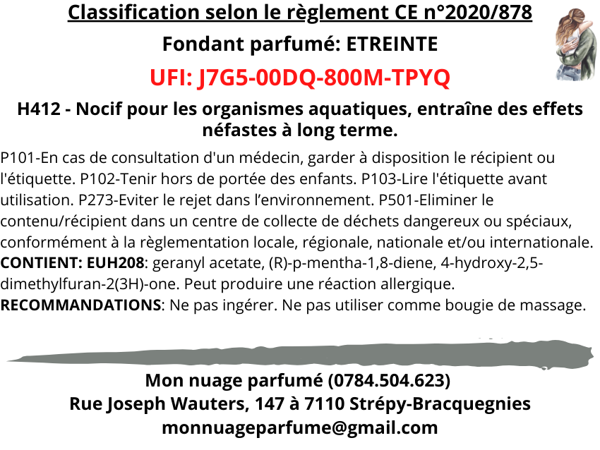 Fondant individuel "ETREINTE"