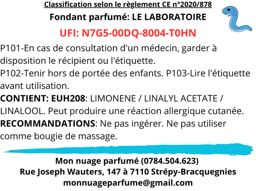 Fondant individuel "Le laboratoire"