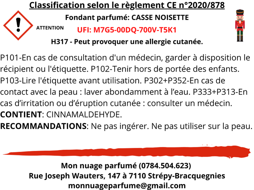 Pot de fondants parfumés "CASSE-NOISETTE" (Scoopable wax)