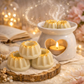 Fondant parfumé individuel - Ivoire et ambre