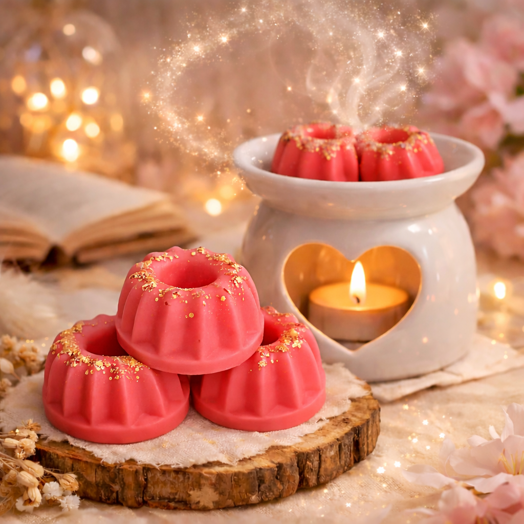 Fondant parfumé individuel - Les roses en rouge