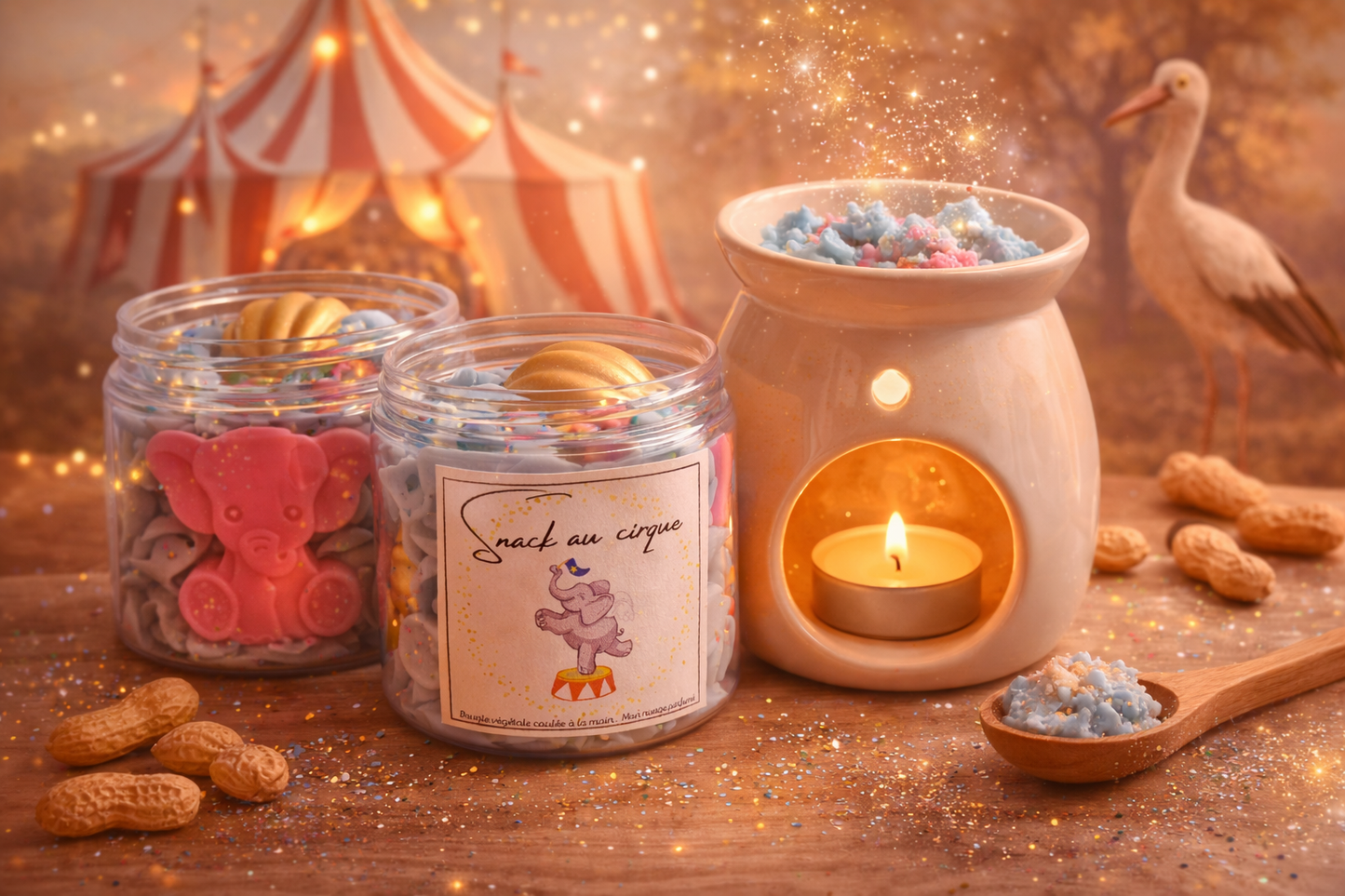 ✨ Fondant Crémeux Parfumé - Snack au cirque