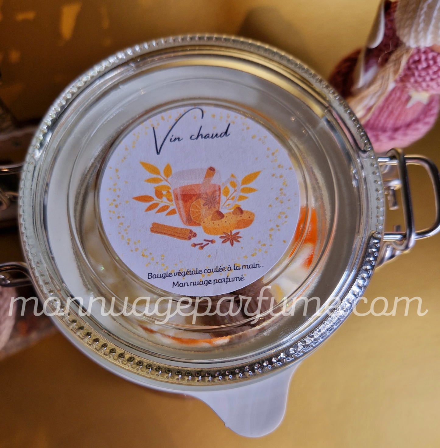 Bougie gourmande "Vin chaud"