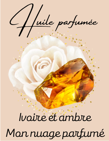Huile parfumée "Ivoire et ambre"