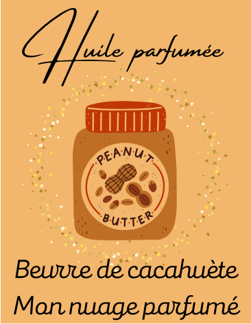Huile parfumée "Beurre de cacahuète"