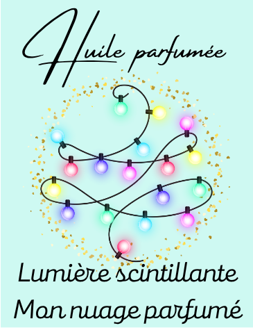 Huile parfumée "Lumière scintillante"
