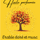 Huile parfumée "Erable doré et musc"