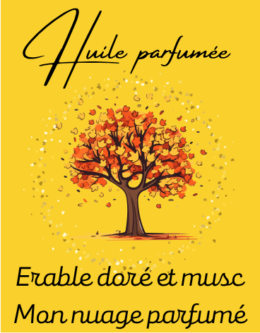 Huile parfumée "Erable doré et musc"