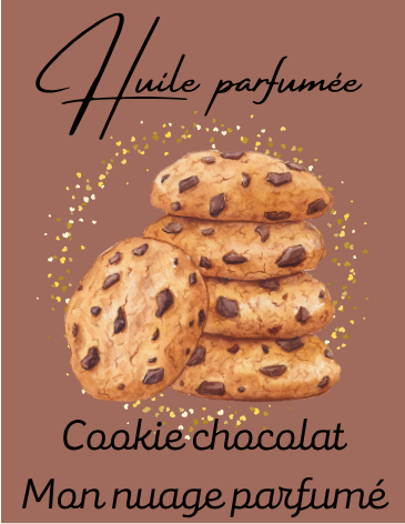 Huile parfumée "Cookie chocolat"