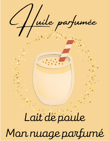 Huile parfumée "Lait de poule"