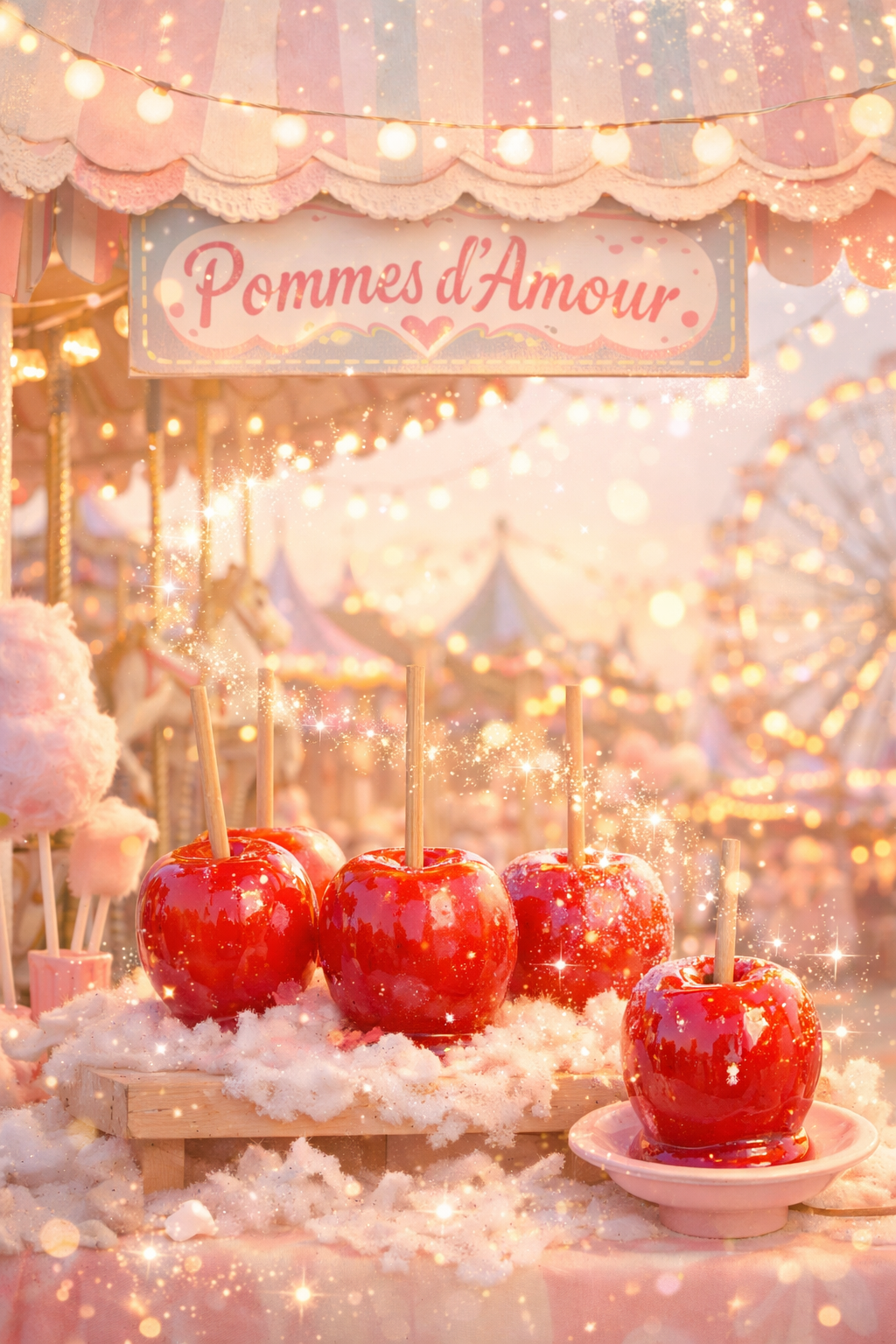 Fondant parfumé individuel - Pomme d'amour
