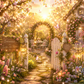 🕯️ Bougie parfumée classique - Jardin printanier