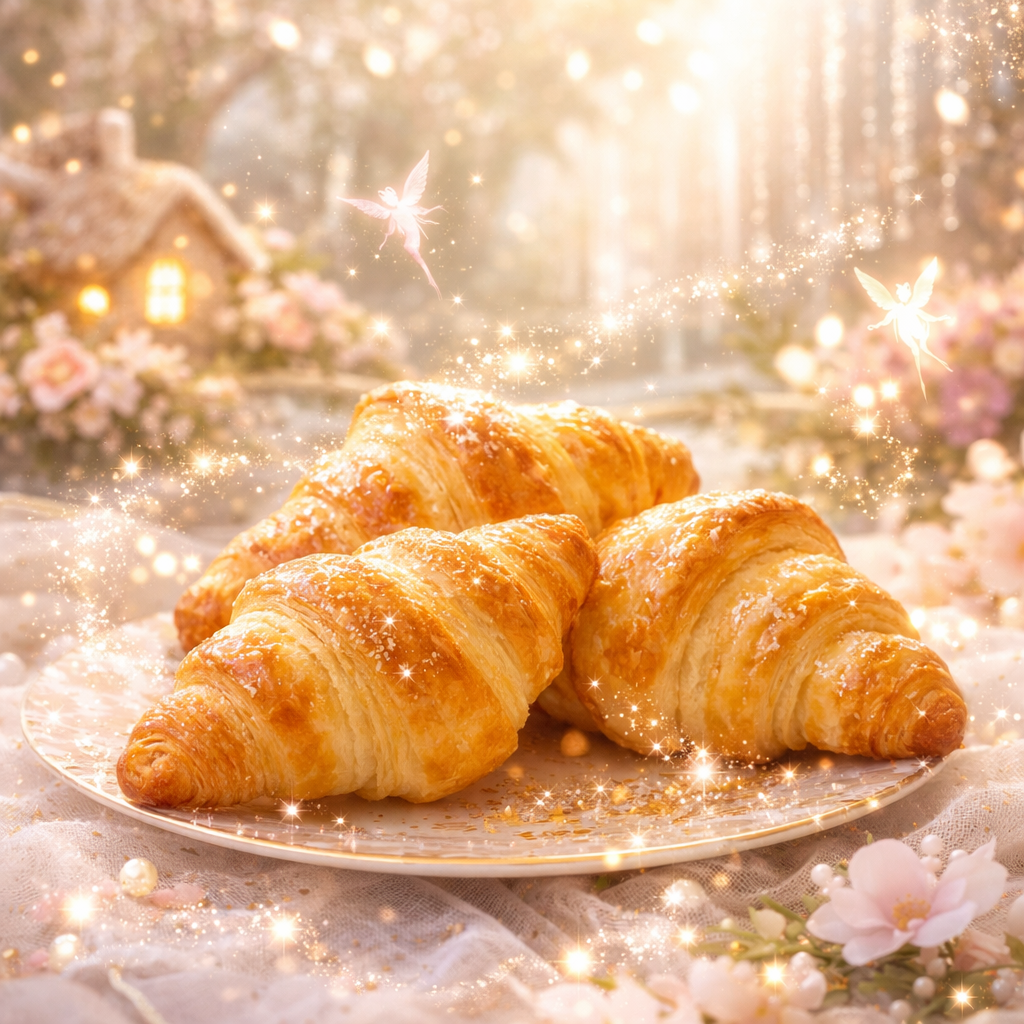 🕯️ Bougie parfumée classique - Croissant au beurre