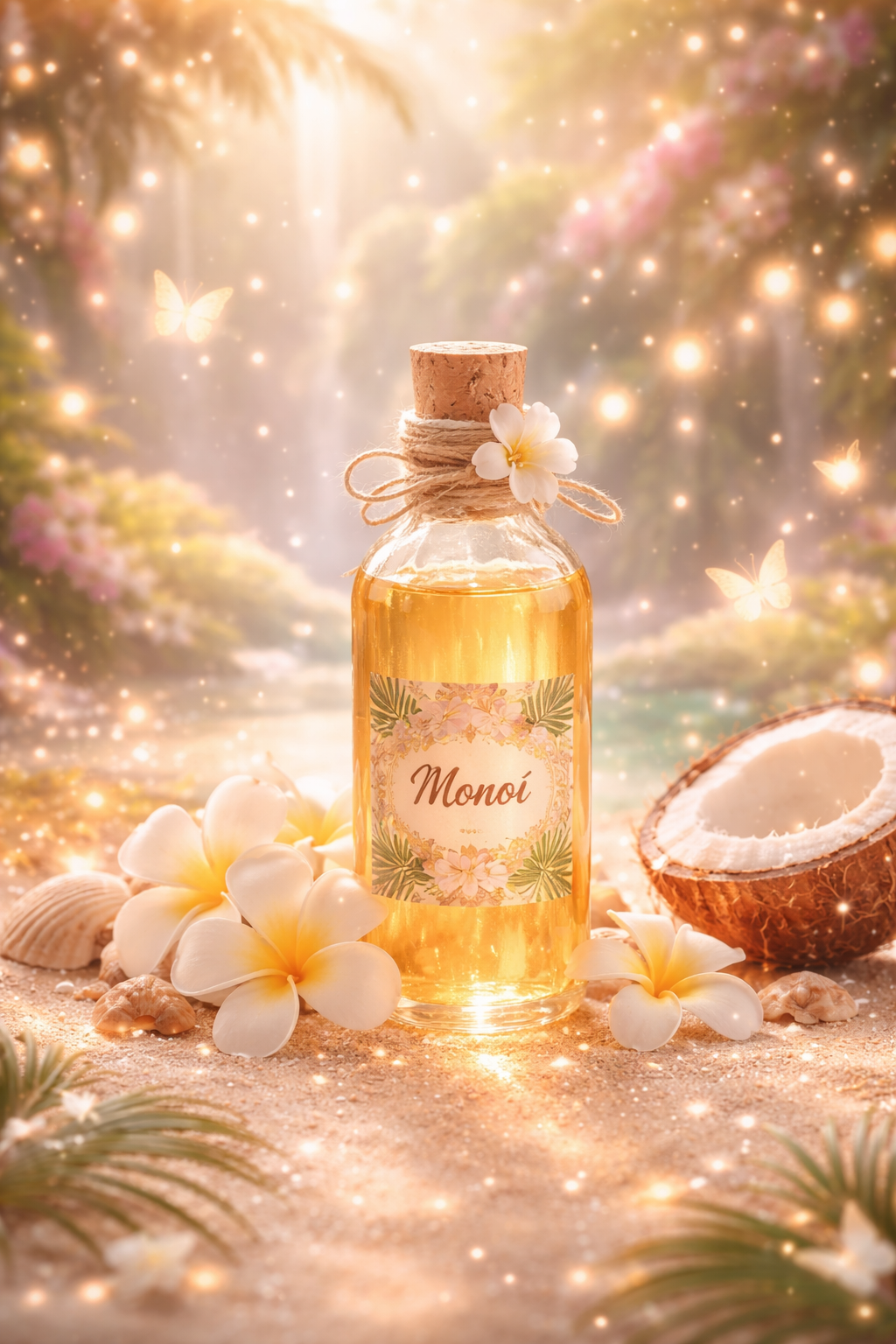 🕯️ Bougie parfumée classique - Monoï