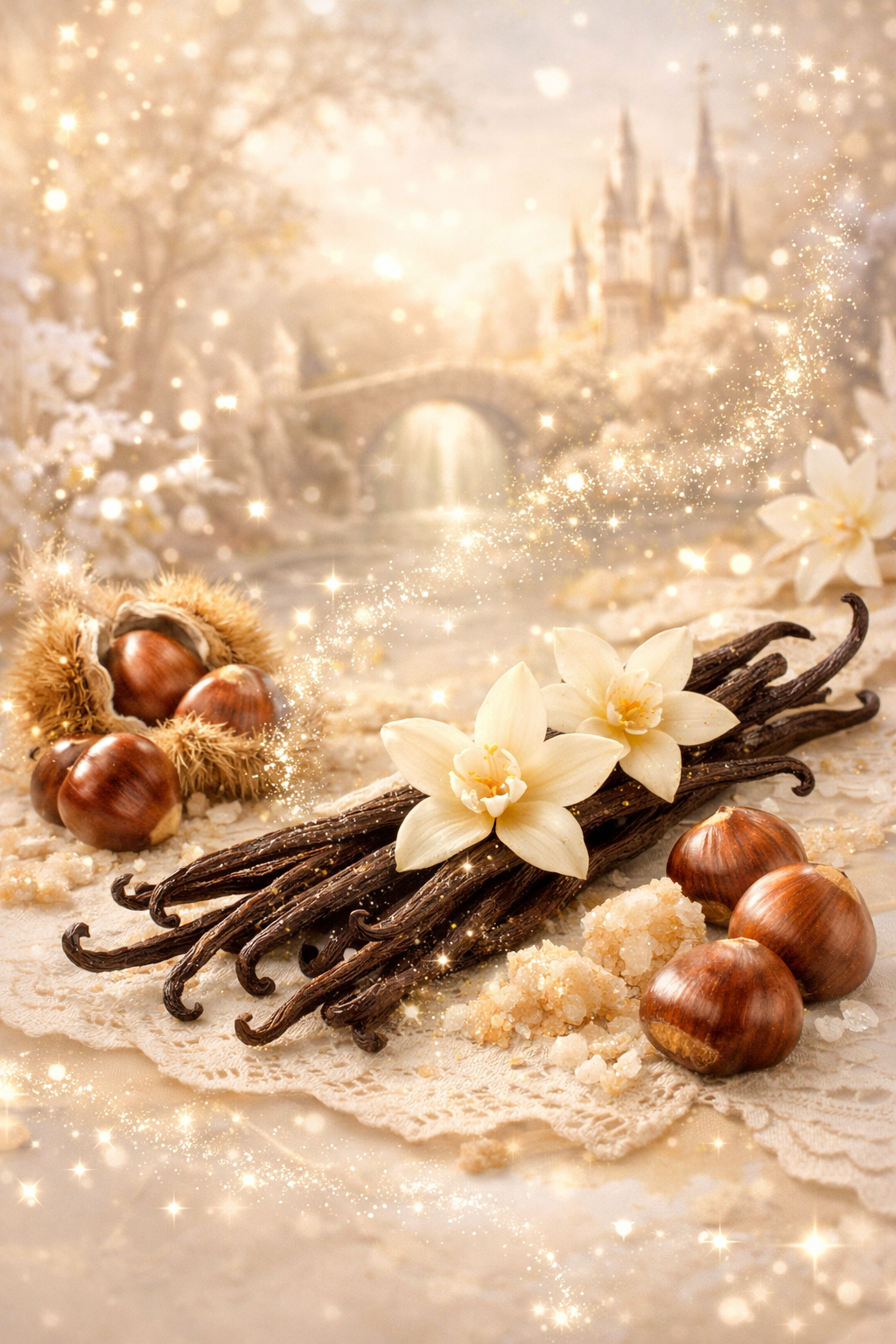 Fondant parfumé individuel - Vanille châtaigne