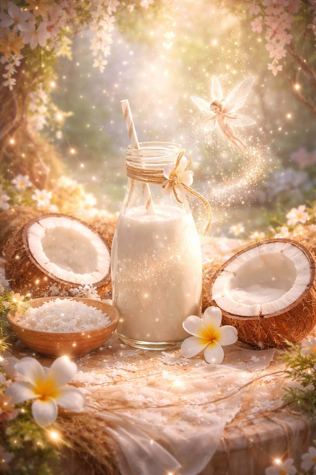 Fondant parfumé individuel - Lait de coco