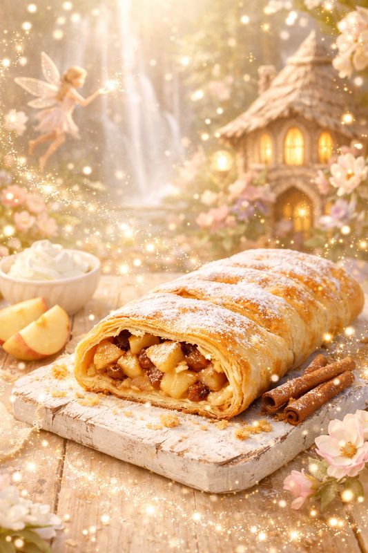🕯️ Bougie parfumée classique - Strudel aux pommes