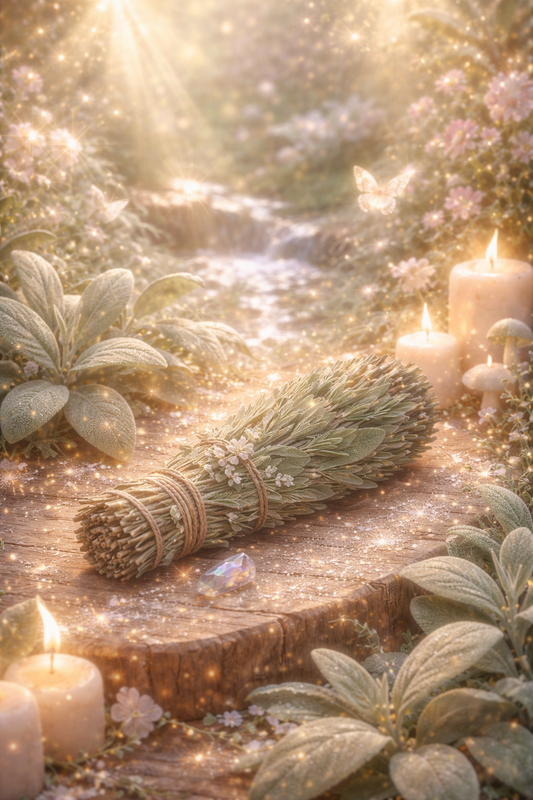 🕯️ Bougie parfumée classique - Sauge