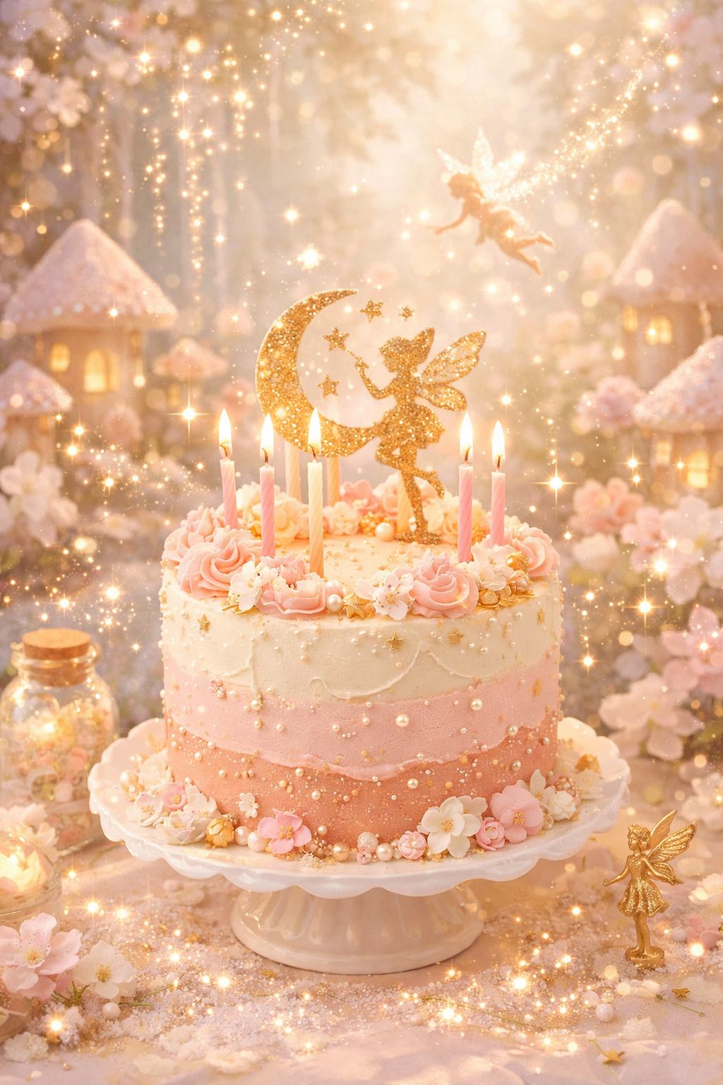 Fondant parfumé individuel - Gâteau d'anniversaire