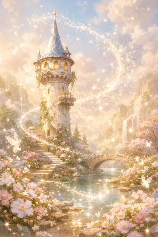 🕯️ Bougie parfumée classique - Raiponce