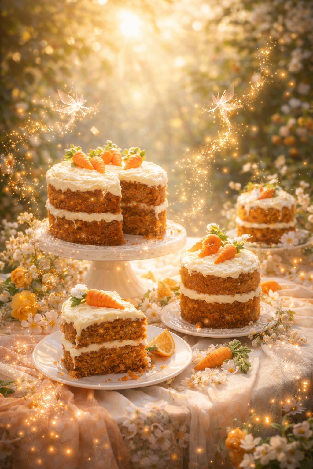 Fondant parfumé individuel - Carrot cake