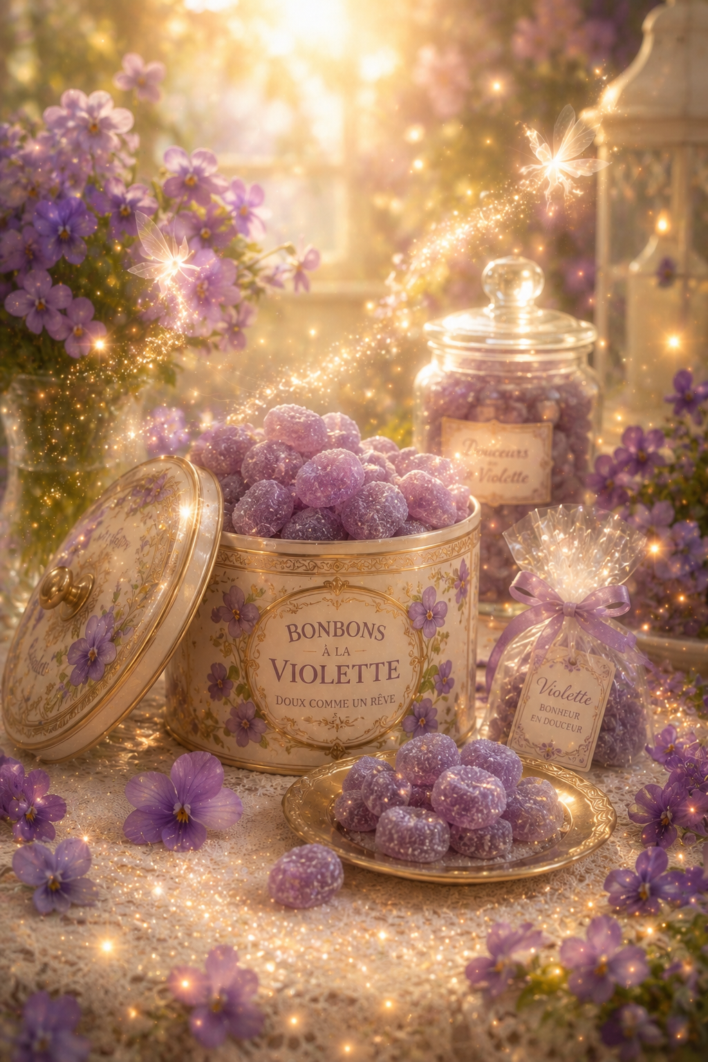🕯️ Bougie parfumée classique - Violette