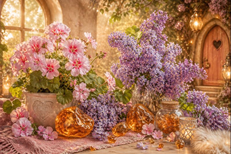 Fondant parfumé individuel - Lilas noir